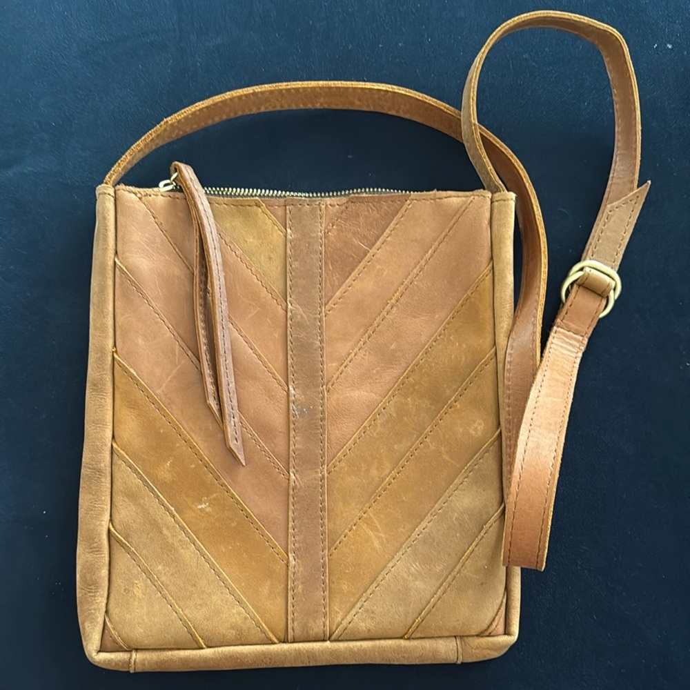 Magnolia Joanna’s Favorite Crossbody Bag with Chevron Stitching